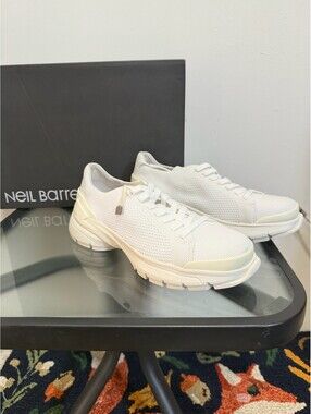 Neil Barrett Men's White Sneakers Size 9 New with Box